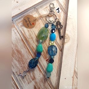 Beaded handcrafted keychain